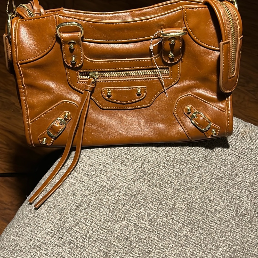 Brown Leather Handbag